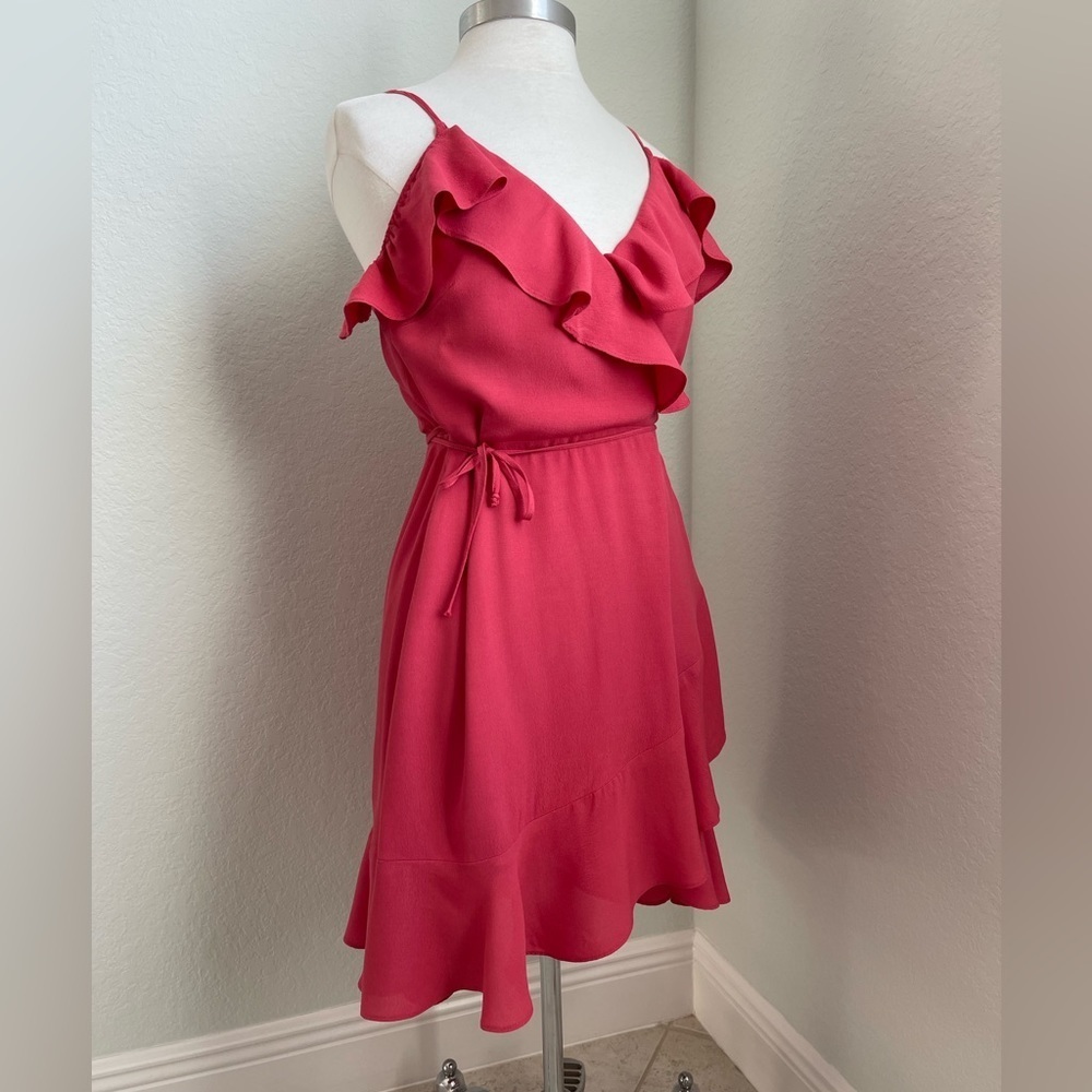 Willow & Clay Cold-Shoulder Wrap Dress - Picture 6 of 14